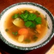 bowl of Spicy Ginger Lime Soup