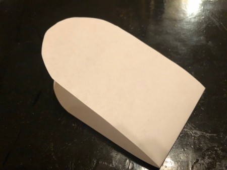 Woven Felt Heart - rounded edges