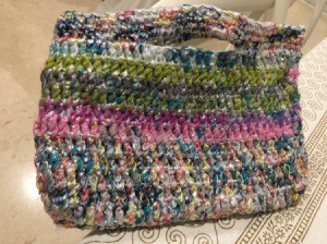 Repurposing Dry Cleaner's Plastic to Crochet