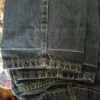 Repairing Faded Hemline When Lengthening Jeans