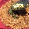 Lentil Stew with Fried Mint Sauce