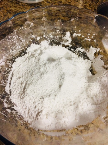 dry ingredients in bowl