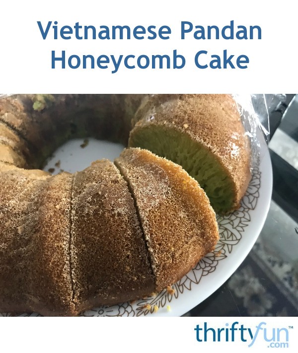 Vietnamese Pandan Cake ThriftyFun