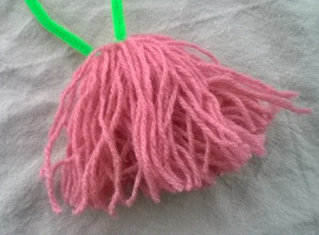 Making a Woolly Monster - beginning to look like a monster