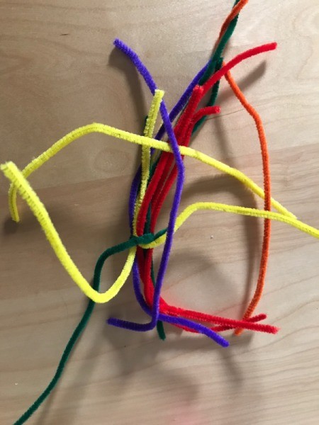 Pipe Cleaners as Cargo for Train