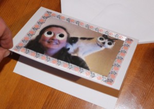 Crazy Wiggle Eye Greetings Card