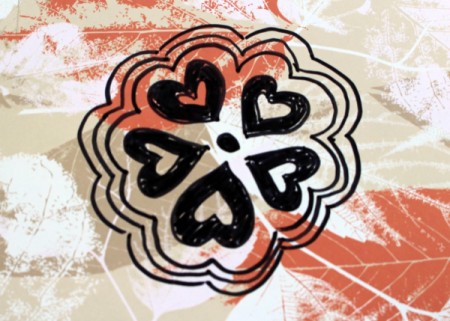 How to Make Heart and Flower -
Gift Cards - shade some parts if you like