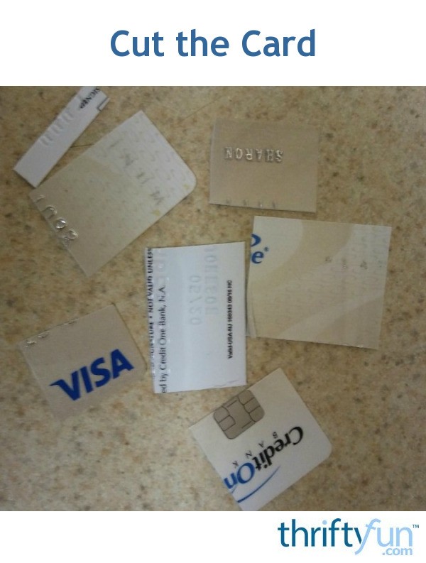 Cut the Card ThriftyFun
