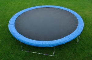 Large Trampoline on grass