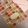 Patchwork Greetings Card - finished card and envelope