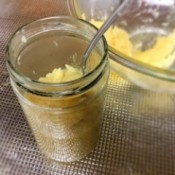 Applesauce in jar