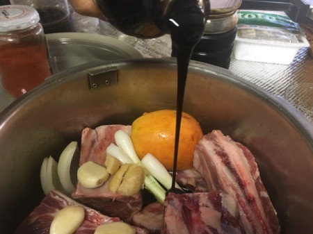 adding liquids to Pressure Cooker