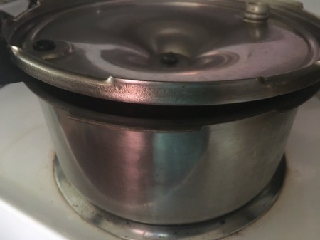 Pressure Cooker lid upside down