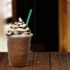 Blended Starbucks coffee drink