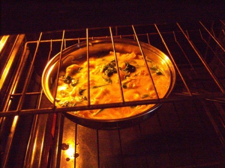 Frittata in oven