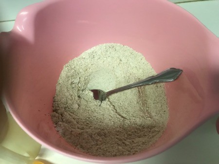 flour in bowl