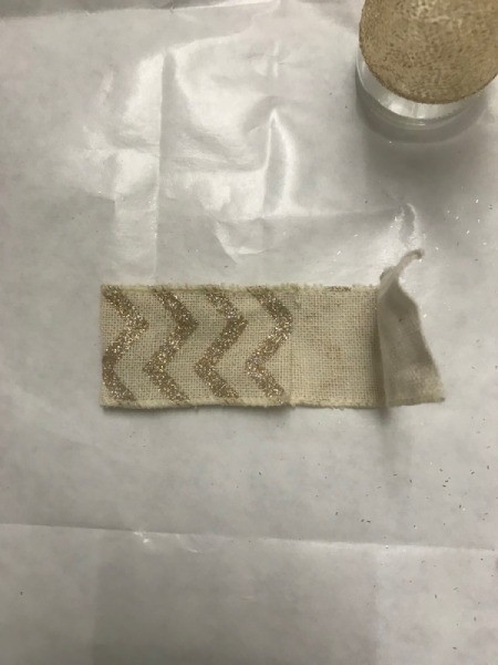 Upcycled Vase from Pepper Grinder - fold in 3/4 of length from left