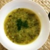 Turnip and Cilantro Soup in bowl