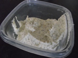 Cream Cheese in bowl