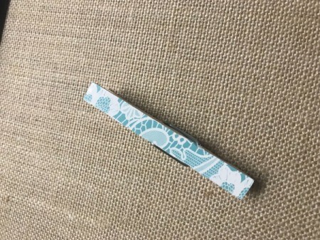 Clothespin and Wood Picture Frame