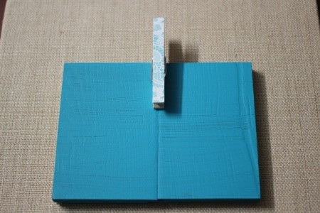 Clothespin and Wood Picture Frame