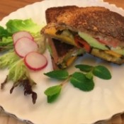 Veggie Melt Sandwich ready to eat