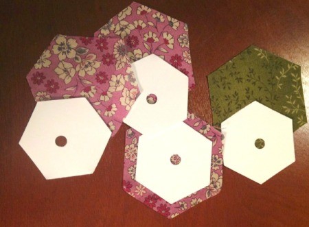 English Paper Pieced Hexagons