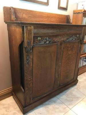 Removing Wax Buildup on Antique Murphy Bed