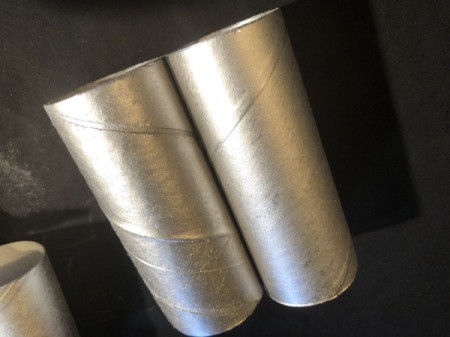 Cardboard Tube Pencil Organizer - glue a second tube on