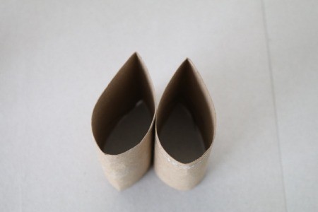 Easter Bunny and Egg Silhouette Stamps - two ears made