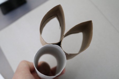 Easter Bunny and Egg Silhouette Stamps - finished bunny