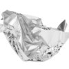 Crumpled piece of Aluminum Foil.