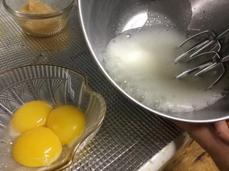 whipping egg whites