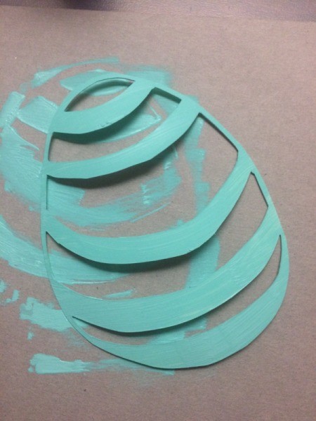 Easter Egg Sun Catcher - paint