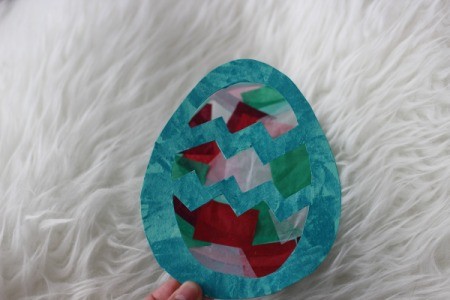 Easter Egg Sun Catcher - second egg