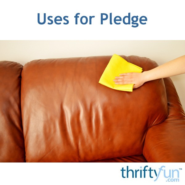 Uses for Pledge Furniture Polish ThriftyFun