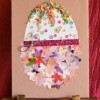 Easter Egg Collage Decoration - canvas on an easel