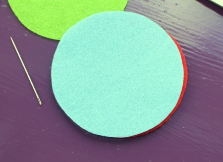 Felt Ear Bud Pod - put two together