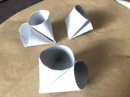 Cardboard Tube Shamrock - repeat with the other two tubes