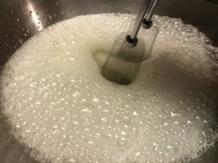 whipping egg whites
