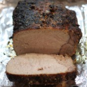Pork Tenderloin Roast on foil