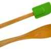 Two spatulas on a white background.