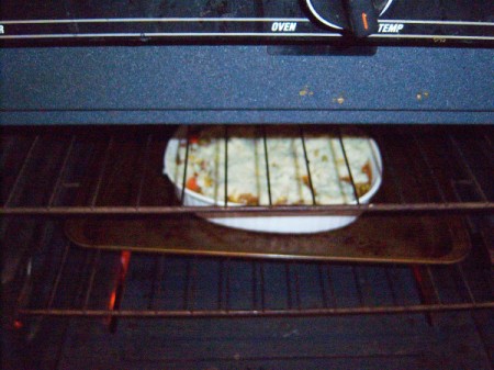 Shepherd's Pie in oven