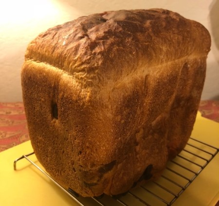 finished Raisin Bread loaf