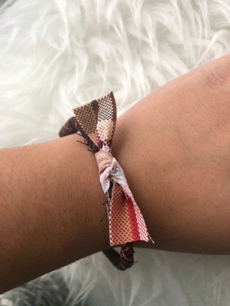 Fabric Wrapped Bracelet