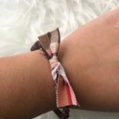 Fabric Wrapped Bracelet