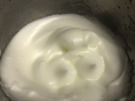 whipped egg whites