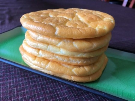 3stack of baked cloud bread