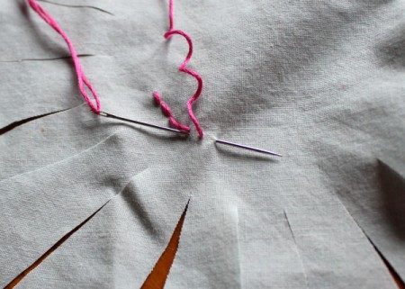 Happy Sad Beanbag - stitch or draw on the mouth