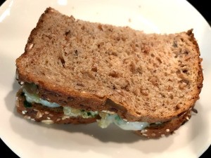 Turkey Mozzarella Spinach Sandwich